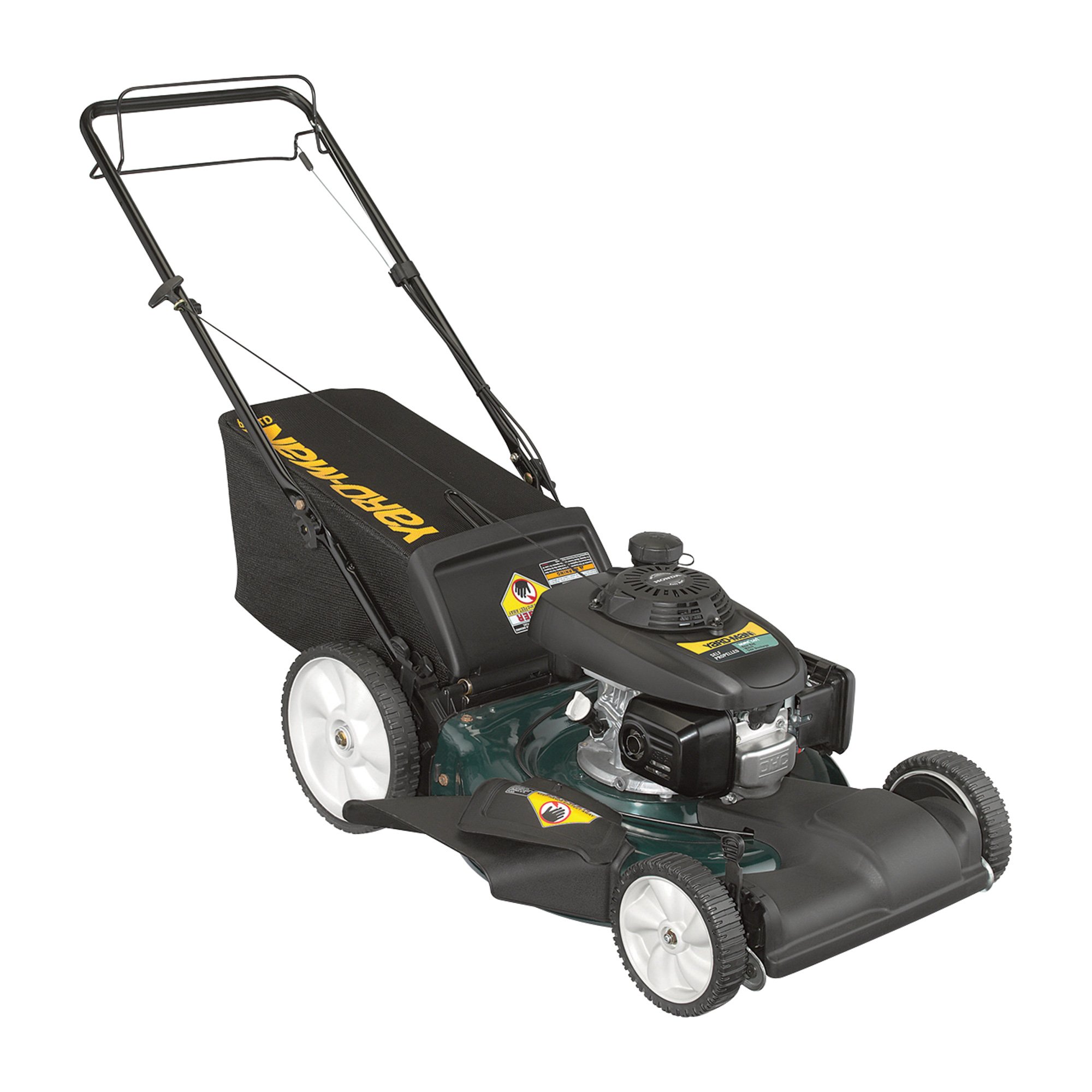 Yard-Man 3-in-1 Self-Propelled Front-Drive Mower — 160cc Honda GCV Engine, 21in. Deck, Model# 12A-B2AQ701